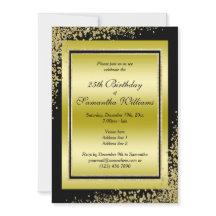 Decorações de Confetes Dourados Glamurosos Anivers