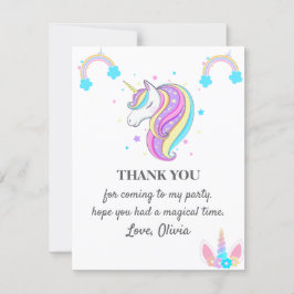 Convites Decorações de Festa de aniversário Unicórn