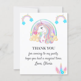 Convites Decorações de Festa de aniversário Unicórn