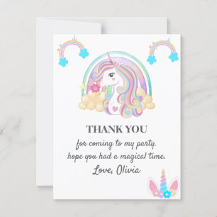 Convites Decorações de Festa de aniversário Unicórn