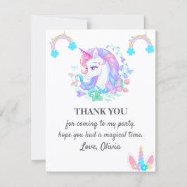 Convites Decorações de Festa de aniversário Unicórn