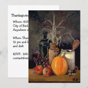 Convites Decorações de Outono na Mesa, Abóbora, Frutas, Beb