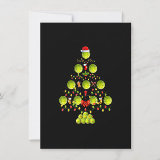 Convites Decorações engraçadas de árvore de Natal com bolas