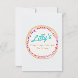 Convites Decorador de Cupcake ou Biscoito Personalizado