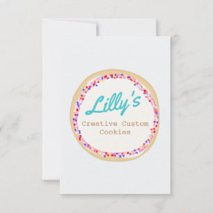 Convites Decorador de Cupcake ou Biscoito Personalizado