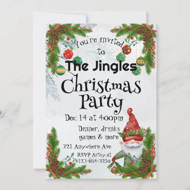 Convites Decorando o  (Frente)