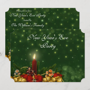 Convites Decorativo Festivo Brilhante Ano Novo