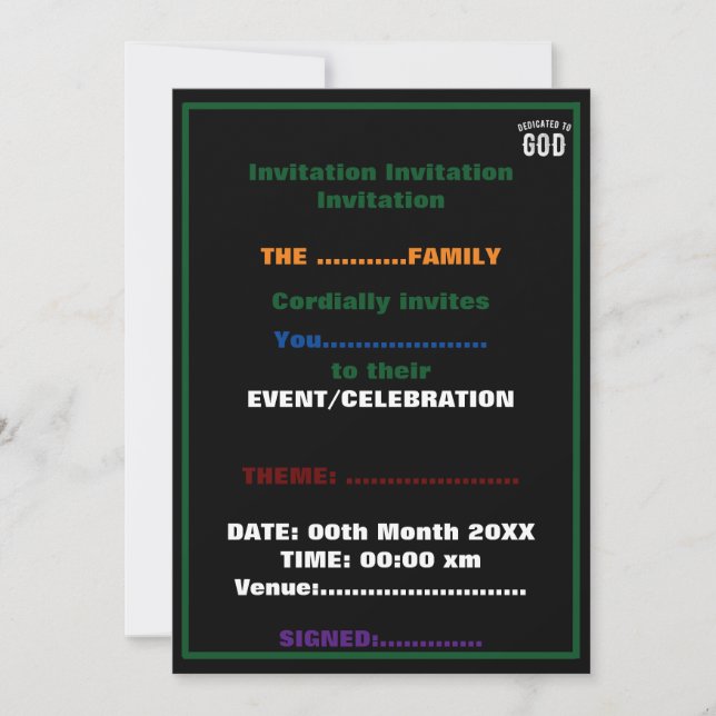 CONVITES DEDICADO A DEUS TEXTO BRANCO RESFRIADO PERSONALIZÁ (Frente)