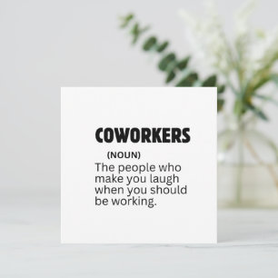 Convites Definição de Colega de Trabalho Engraçada Humor Sa