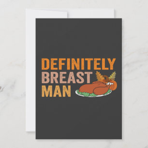 Convites Definitivamente Homem de Peito Engraçado Dia de Aç