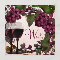 Degustação de Vinho de Uvas Vermelhas e Verdes Vin