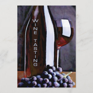 Convites Degustação de Vinhos Red in the Shadows