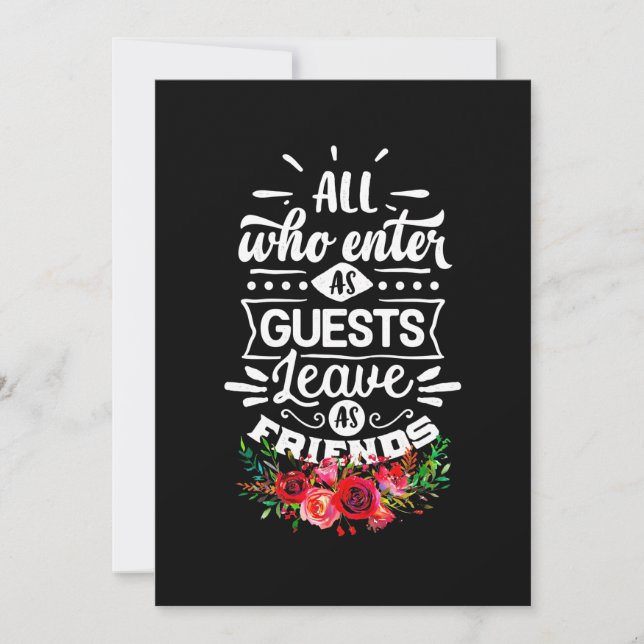 Convites Deixar Como Amigos (Frente)