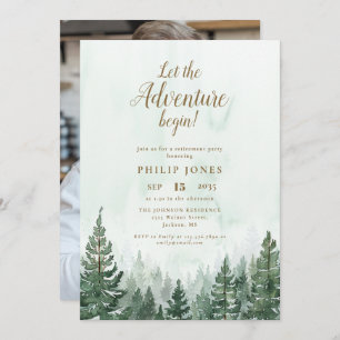 Convites Deixe A Aventura Começar A Retirada De Fotos Da Fl
