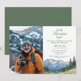 Convites Deixe A Aventura Começar A Retirada De Fotos De Mo