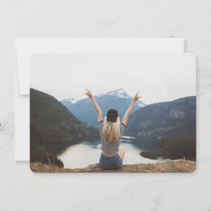 Convites Deixe a Aventura Começar Festa de Despedida de Fot