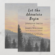 Deixe a Montanha da Floresta do Casamento de Avent