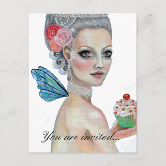 Convites Deixe-os comer bolo