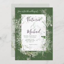 Delicado Floral Greenery Casamento