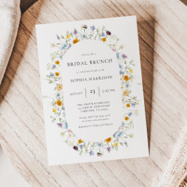 Convites Delicar Chá de panela de Frame de Flor Selvagem