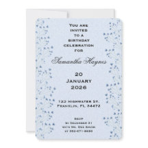 Delicar Festa de aniversário Azul Escuro de Flores