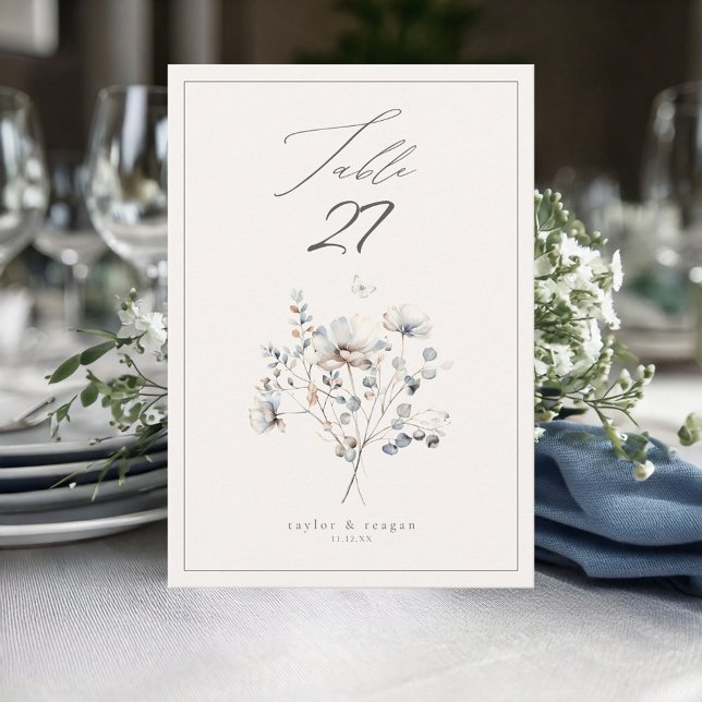 Convites Delicar flor selvagem Número ID1102 (Criador carregado)