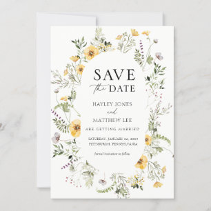 Convites Delicar Wildflower Salvar Data