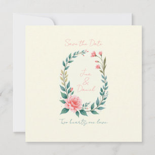 Convites Delicate Floral Wreath Invital