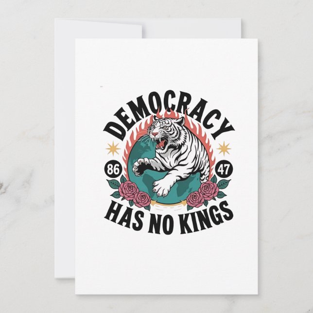 Convites Democracia Não Tem Kings 86 47 Tigre (Frente)