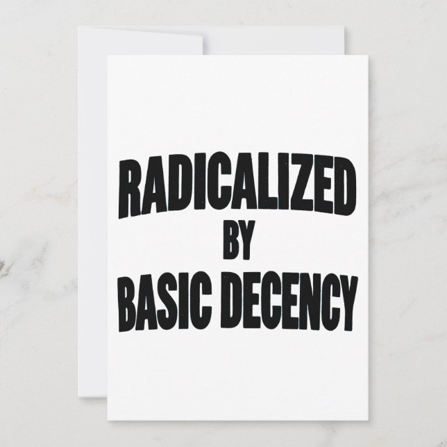 Convites Democracia Social Radicalizada Pela Decência Básic (Frente)