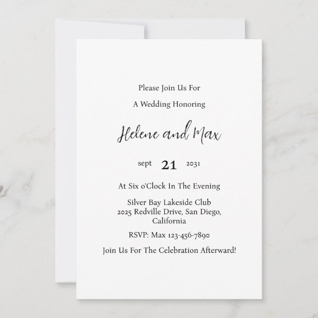 Convites Demonstração 1 (Frente)