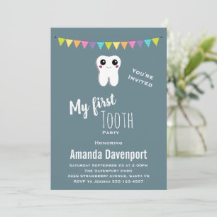 Convites Dente Feliz Meu Primeiro Dente