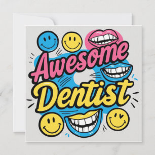 Convites Dentista incrível obrigado