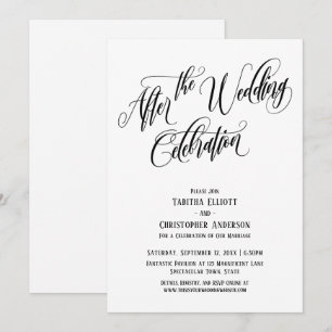 Convites Depois da Celebração de Casamento Roteiro Elaborad