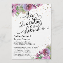 Depois da Celebração do Casamento Confetes de Flor