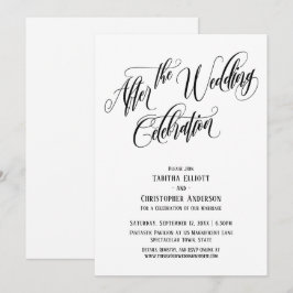 Convites Depois da Celebração do Casamento Roteiro Elaborad