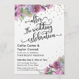 Convites Depois da Confetti de Flor Silvestre da Celebração