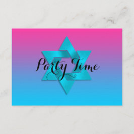 Convites Depois da Turquesa de Festa para o Sol Rosa com Es