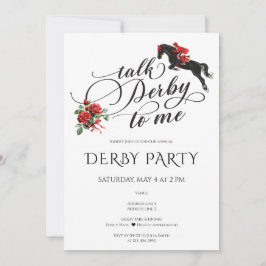 Convites Derby Moderno & Drinks Corrida de Cavalos Festa Eq
