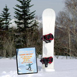 Convites Desça as Encostas, Aniversário do Menino de Snowbo
