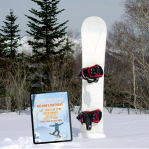 Convites Desça as Encostas, Aniversário do Menino de Snowbo