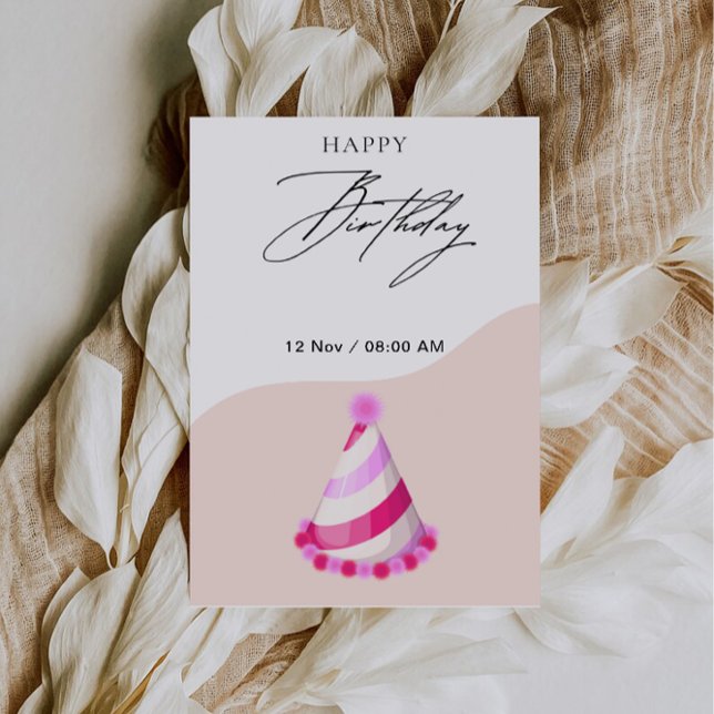 Convites Desejando-lhe felicidade, amor e sucesso, (Wishing you happiness, love, and success, invitation)