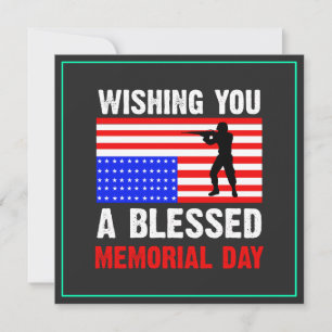 Convites Desejando um Memorial Day Abençoado-62237
