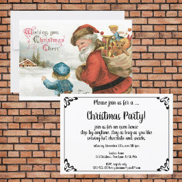 Convites Desejando Vossa Alegria de Natal por Ellen Clapsad