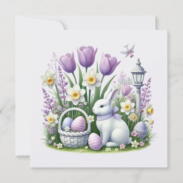 Convites Desejos de páscoa (Frente)