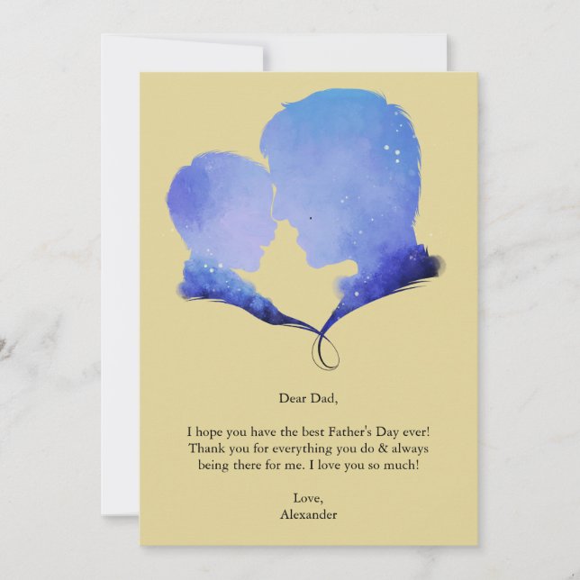 Convites Desejos do Dia do Pai (Frente)