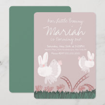 Desenho Da Mão Do primeiro aniversario De Coelhinh