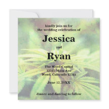 Desenho de casamento de maconha não tradicional mo