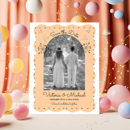 Convites Desenho de Doodle Funky Salve a Arca de Data