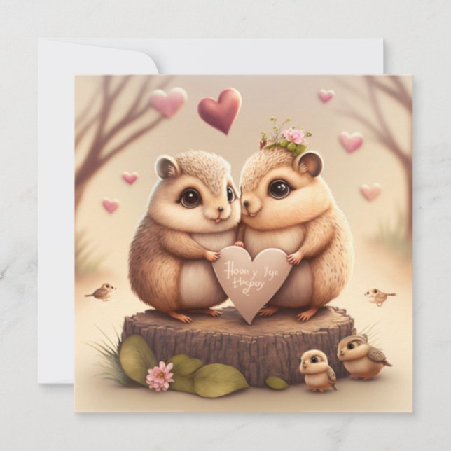 Convites Desenho dos ursinhos fofinhos (Frente)